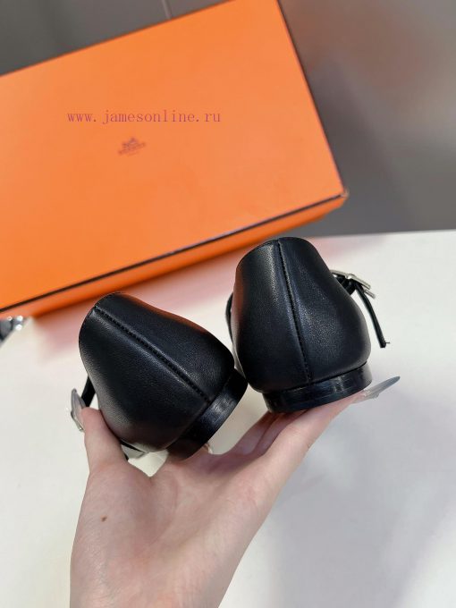 Hermes Autumn/Winter New Collection Mary JaneThe only H family strap Mary Jane's minimalist 3v86ebht - Image 10