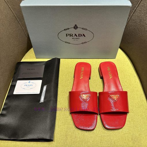 Flat slipper original synchronized with 4 colorsPrada/Prada 2024 Spring/Summer New Product Se7usx0l4 - Image 2