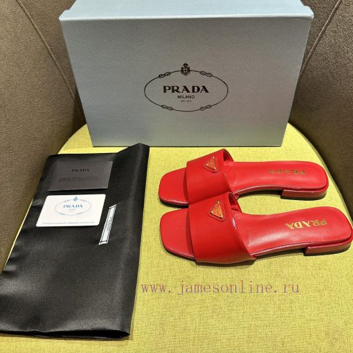 Flat slipper original synchronized with 4 colorsPrada/Prada 2024 Spring/Summer New Product Se7usx0l4 - Image 5