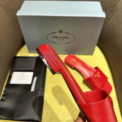 Flat slipper original synchronized with 4 colorsPrada/Prada 2024 Spring/Summer New Product Se7usx0l4 - Image 8