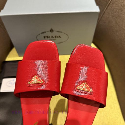 Flat slipper original synchronized with 4 colorsPrada/Prada 2024 Spring/Summer New Product Se7usx0l4 - Image 9
