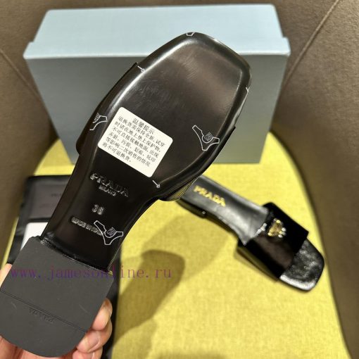 Flat slipper original synchronized with 4 colorsPrada/Prada 2024 Spring/Summer New Product Sjyk36nnh - Image 10
