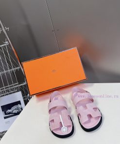 Male 10 Η ERMES Hermes Spring/Summer Classic Couple's Second Uncle Slippers Chypre Ugly Cuted3jz4413