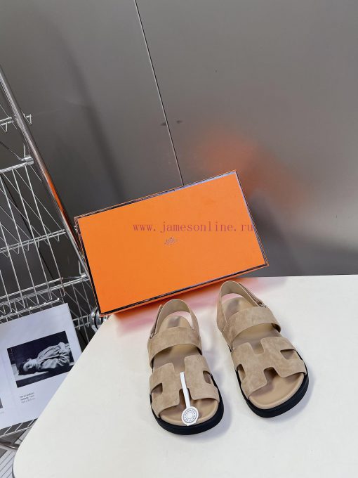 Male 10 Η ERMES Hermes Spring/Summer Classic Couple's Second Uncle Slippers Chypre Ugly Cutehpizdztw