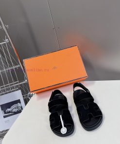 Male 10 Η ERMES Hermes Spring/Summer Classic Couple's Second Uncle Slippers Chypre Ugly Cuteei993fhi