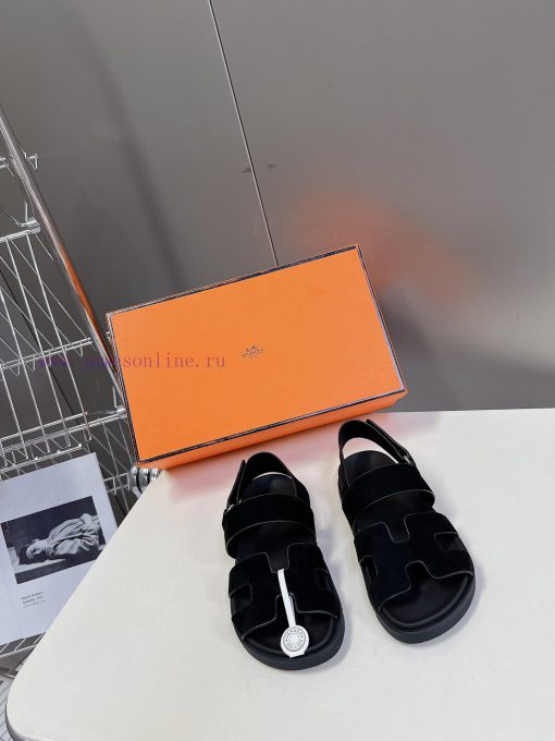 Male 10 Η ERMES Hermes Spring/Summer Classic Couple's Second Uncle Slippers Chypre Ugly Cuteei993fhi