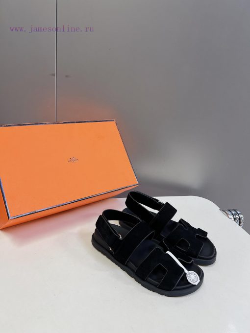 Male 10 Η ERMES Hermes Spring/Summer Classic Couple's Second Uncle Slippers Chypre Ugly Cuteei993fhi - Image 3