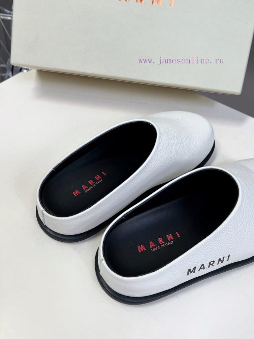 Marni Classic Half Slippers for Spring and Summer: This pair of slippers with contrasting co7uno6hfu - Image 8