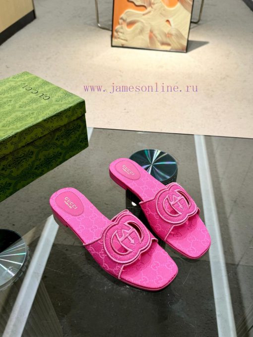 Embroidered Gucci Home 2 New Flat Heel One Line Dragging Long term Production Recommended to8ny5utkb - Image 4