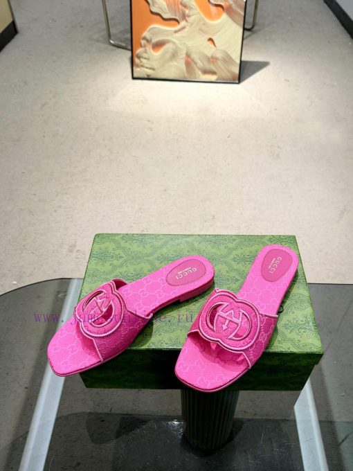 Embroidered Gucci Home 2 New Flat Heel One Line Dragging Long term Production Recommended to8ny5utkb - Image 6