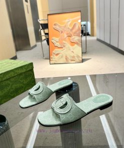 Embroidered Gucci Home 2 New Flat Heel One Line Dragging Long term Production Recommended to9diw0k51