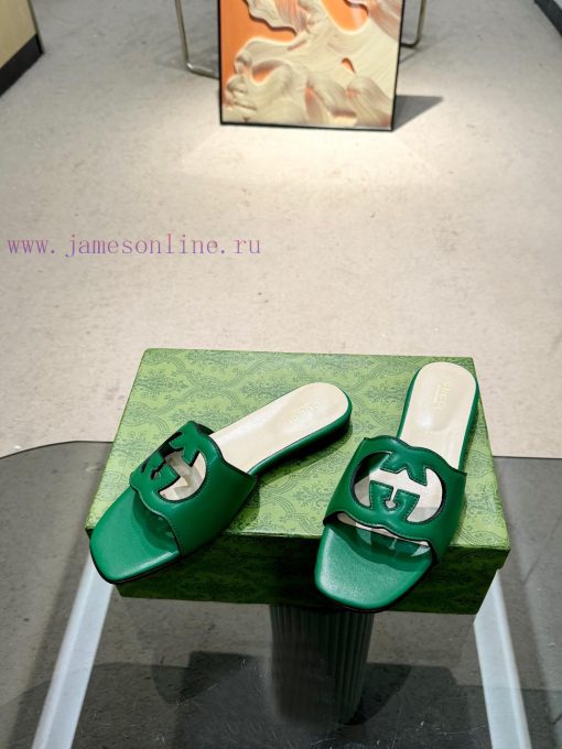 Oil edge Gucci Home 2 new flat heel straight drag for long-term production recommended to betfbxwljn - Image 2
