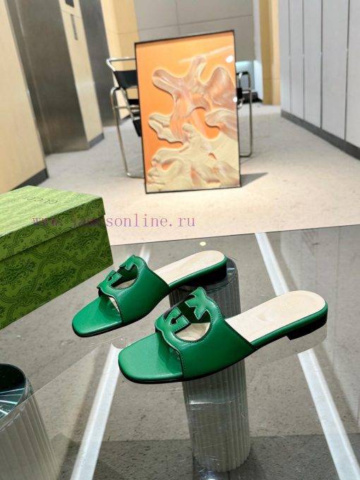 Oil edge Gucci Home 2 new flat heel straight drag for long-term production recommended to betfbxwljn - Image 8