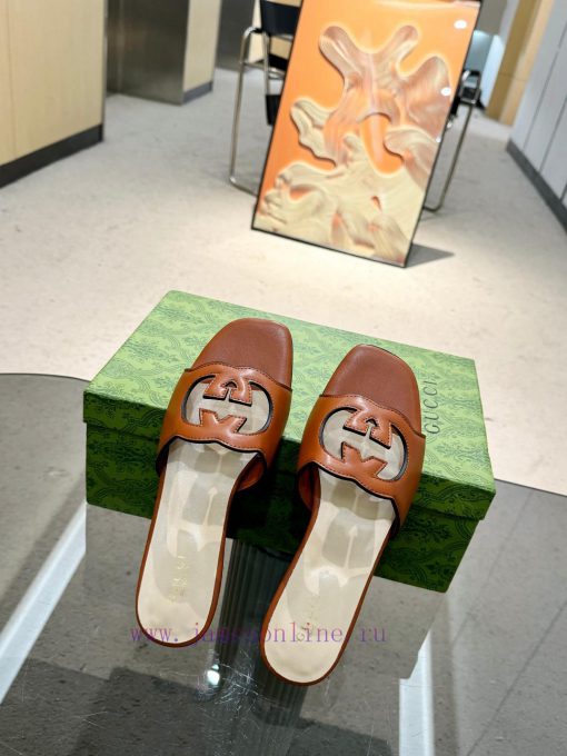 Oil edge Gucci Home 2 new flat heel straight drag for long-term production recommended to bensd9cc7n