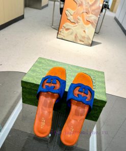 Oil edge Gucci Home 2 new flat heel straight drag for long-term production recommended to be5cj090m0