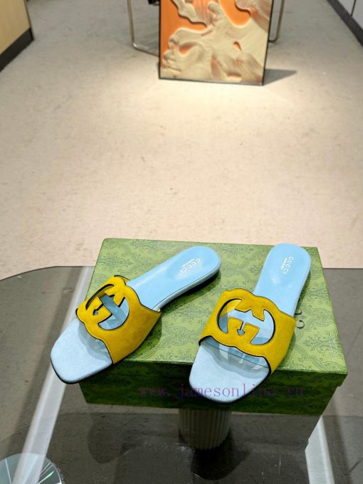 Oil edge Gucci Home 2 new flat heel straight drag for long-term production recommended to beseo9k8h3