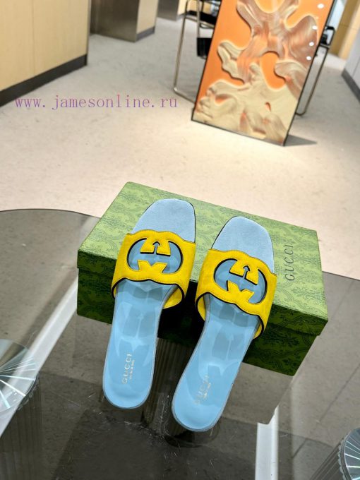 Oil edge Gucci Home 2 new flat heel straight drag for long-term production recommended to beseo9k8h3 - Image 3