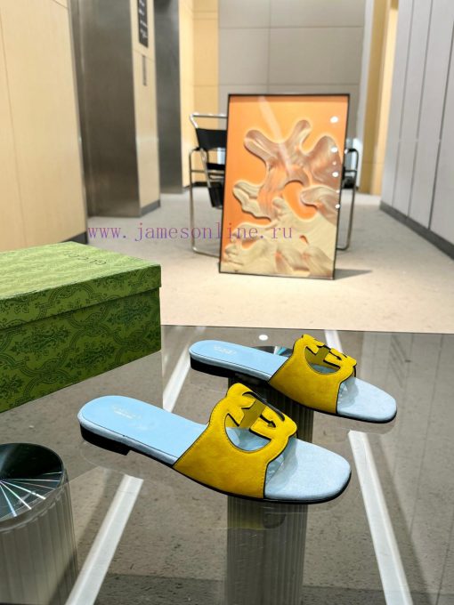 Oil edge Gucci Home 2 new flat heel straight drag for long-term production recommended to beseo9k8h3 - Image 6