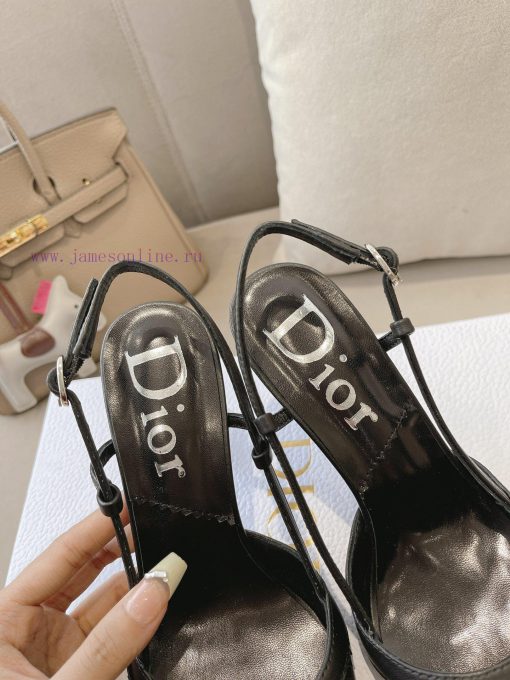 Dior 2024 early spring new star style CD letter logo high-heeled sandals are very comfortablfuuurh4u - Image 8