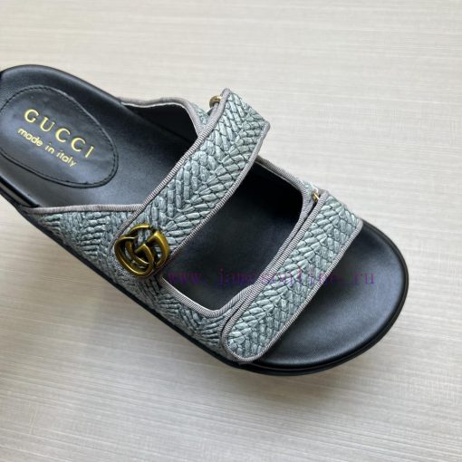 GucciGucci's popular men's fashion slippers are a must-have for spring and summer. The shoe qe99ewti - Image 7
