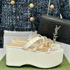 Gucci24S Spring/Summer New Product ShowThick soled chain slippersG Home is reflecting a sens0npvka2j