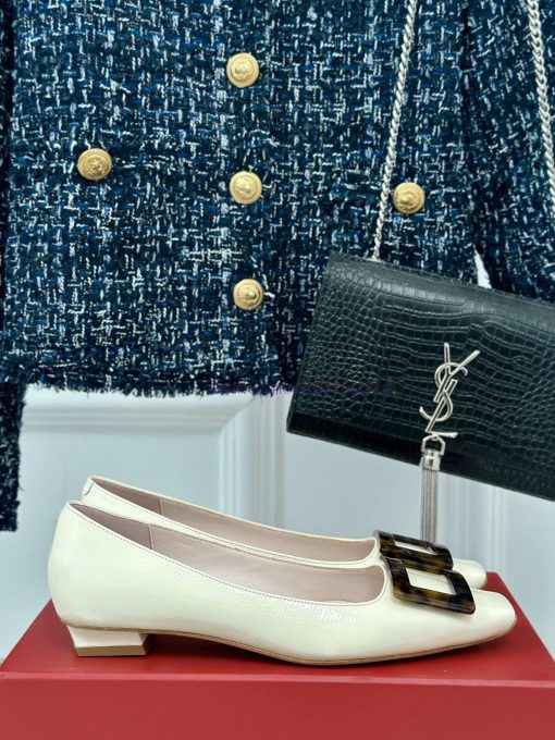 Roger Vivie RV Classic Square Button Single ShoeSister, let's compromise on temperamentStandgkgd61dx - Image 2