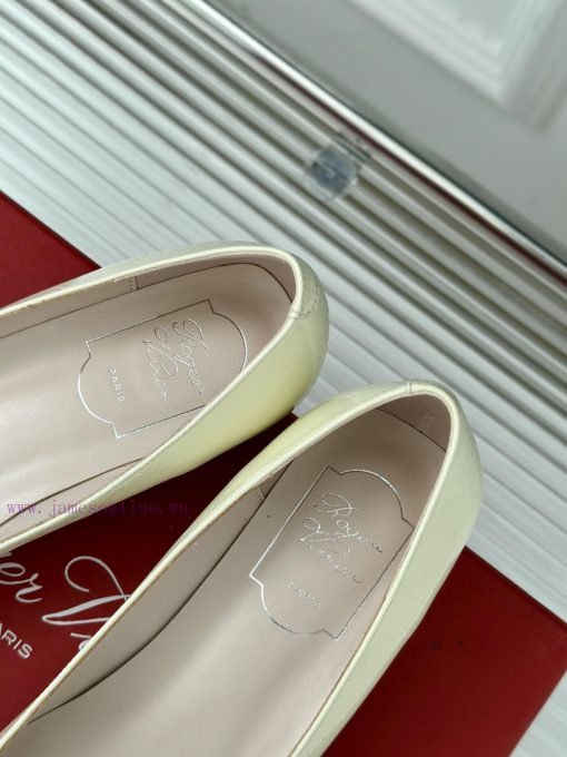 Roger Vivie RV Classic Square Button Single ShoeSister, let's compromise on temperamentStandgkgd61dx - Image 9