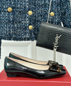 Roger Vivie RV Classic Square Button Single ShoeSister, let's compromise on temperamentStandvyipxhup