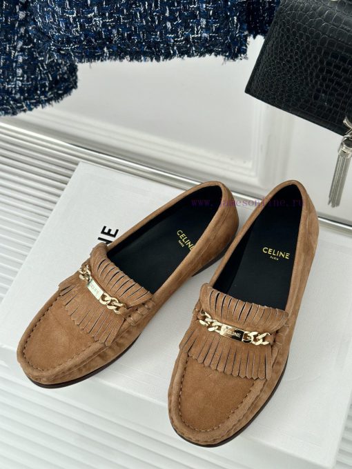 Celine/Celine Classic Four Seasons Retro loafersThis one with tassels is more playful compar7e8515ob - Image 3