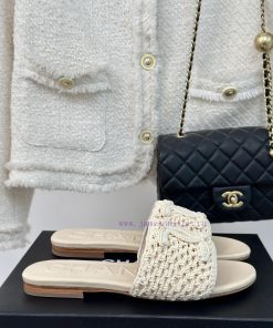 Chanel | Chanel 24P New ProductKnitted Double C Flat Flat SlippersA must-have cool mop serie09dr2lzr
