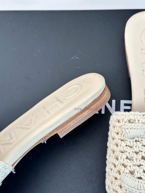 Chanel | Chanel 24P New ProductKnitted Double C Flat Flat SlippersA must-have cool mop serie09dr2lzr - Image 7