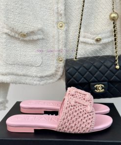 Chanel | Chanel 24P New ProductKnitted Double C Flat Flat SlippersA must-have cool mop serie8xoji7ck