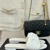 Chanel | Chanel 24P New ProductKnitted Double C Flat Flat SlippersA must-have cool mop serie6t11xxlh