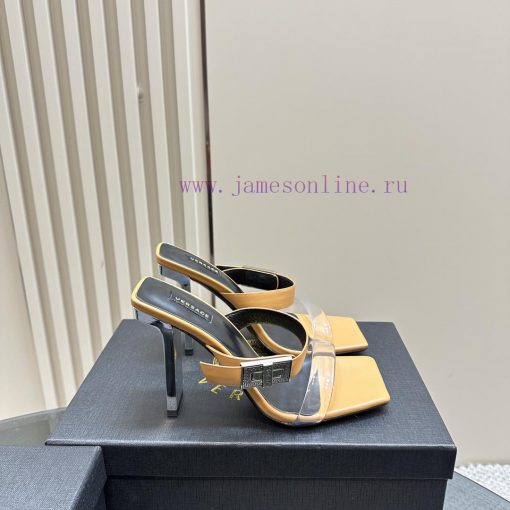 The most2024 Milan Fashion Show Transparent PVC High Heel SandalsExquisite high-heeled sanda7e2r0uj5 - Image 6
