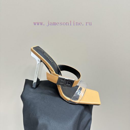 The most2024 Milan Fashion Show Transparent PVC High Heel SandalsExquisite high-heeled sanda7e2r0uj5 - Image 8