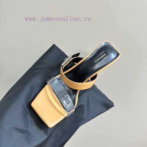 The most2024 Milan Fashion Show Transparent PVC High Heel SandalsExquisite high-heeled sanda7e2r0uj5 - Image 9