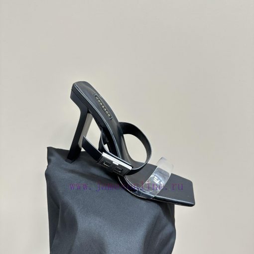 The most2024 Milan Fashion Show Transparent PVC High Heel SandalsExquisite high-heeled sanda583tp4o7 - Image 8
