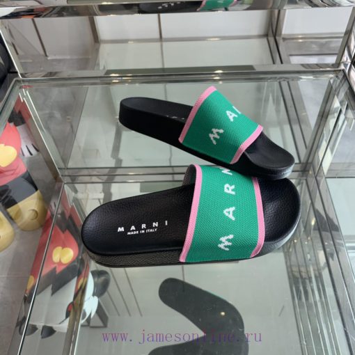 Marni's new spring and summer couple style slippers exude the necessary atmosphere for summelh4mmcm5 - Image 8
