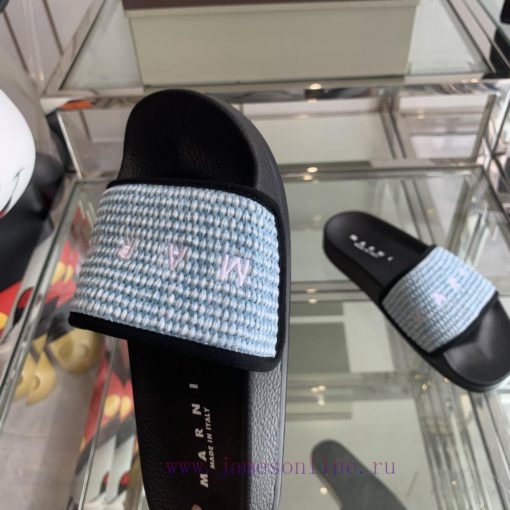 Marni's new spring and summer couple style slippers exude the necessary atmosphere for summed0pzyxtr - Image 6