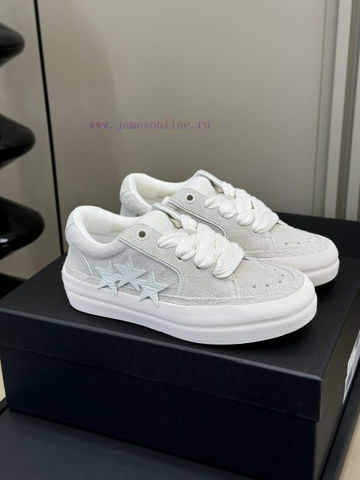 Amiri fw24 new arrival～Amiri 24 Autumn/Winter Sunset Skate Couple's Star Shoes are so beautikq02x2pc - Image 2