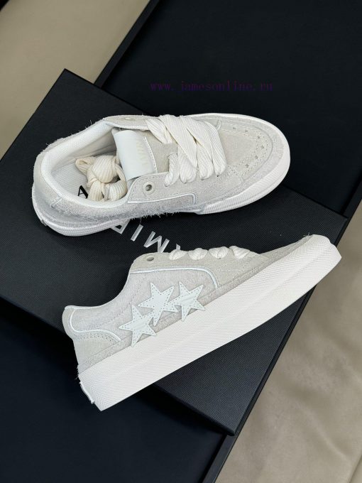 Amiri fw24 new arrival～Amiri 24 Autumn/Winter Sunset Skate Couple's Star Shoes are so beautikq02x2pc - Image 5