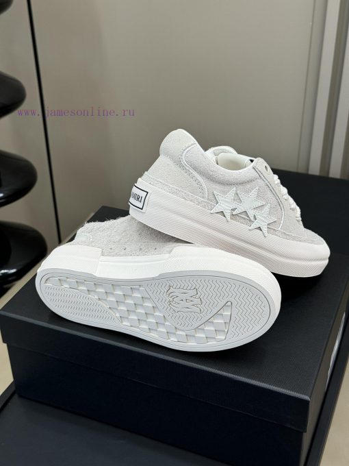 Amiri fw24 new arrival～Amiri 24 Autumn/Winter Sunset Skate Couple's Star Shoes are so beautikq02x2pc - Image 10