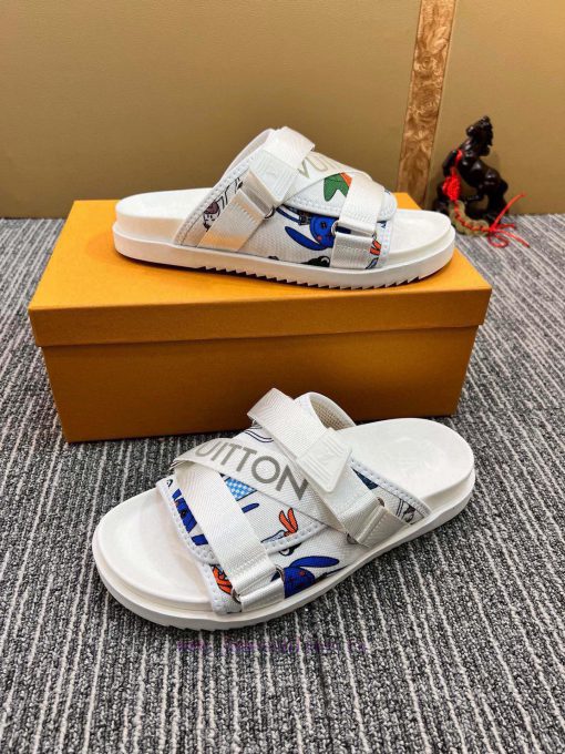 LV One Word Drag LOUIS VUITTON high-end slippers are created one-on-one by Ludeng Yiwei,Branbixdnvpv - Image 4