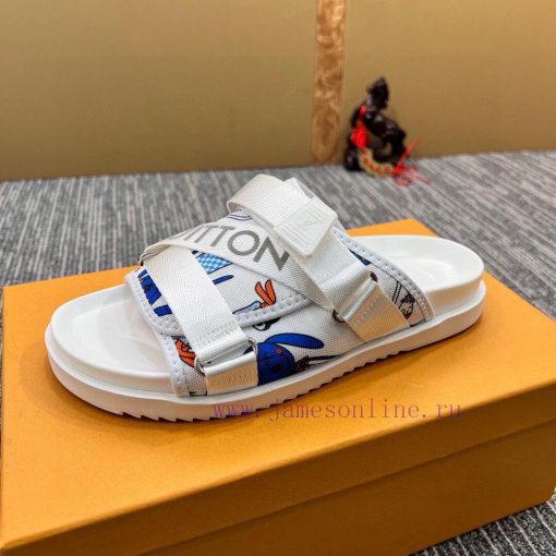 LV One Word Drag LOUIS VUITTON high-end slippers are created one-on-one by Ludeng Yiwei,Branbixdnvpv - Image 9