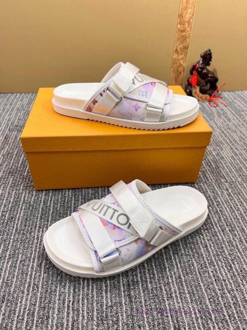LV One Word Drag LOUIS VUITTON high-end slippers are created one-on-one by Ludeng Yiwei,Brank5zy9mtq - Image 4