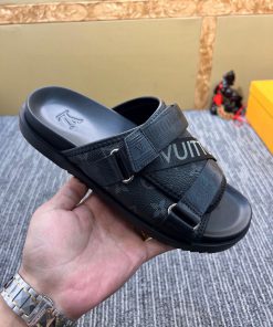LV One Word Drag LOUIS VUITTON high-end slippers are created one-on-one by Ludeng Yiwei,Bran0xq12drv
