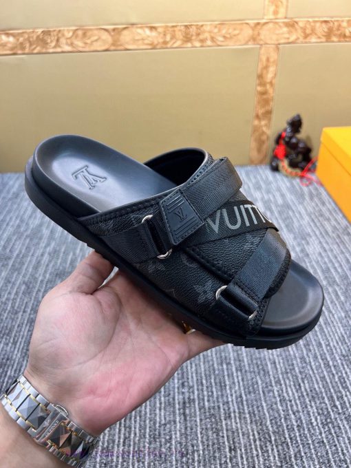 LV One Word Drag LOUIS VUITTON high-end slippers are created one-on-one by Ludeng Yiwei,Bran0xq12drv