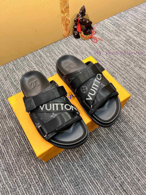 LV One Word Drag LOUIS VUITTON high-end slippers are created one-on-one by Ludeng Yiwei,Bran0xq12drv - Image 3