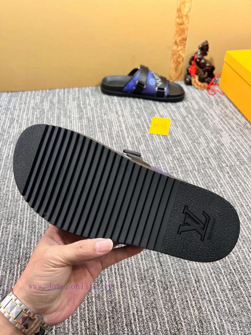 LV One Word Drag LOUIS VUITTON high-end slippers are created one-on-one by Ludeng Yiwei,Brany02cb5m5 - Image 10