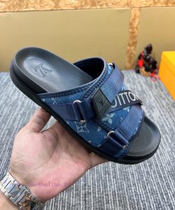 LV One Word Drag LOUIS VUITTON high-end slippers are created one-on-one by Ludeng Yiwei,Branshpo2p6i